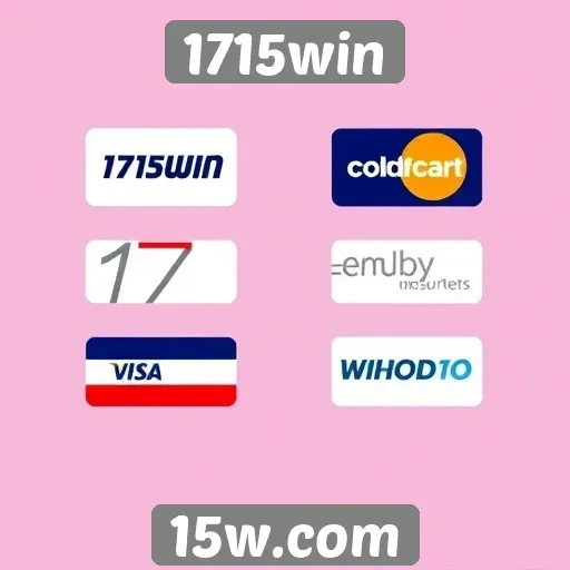 Métodos de pagamento disponíveis no site 1715win